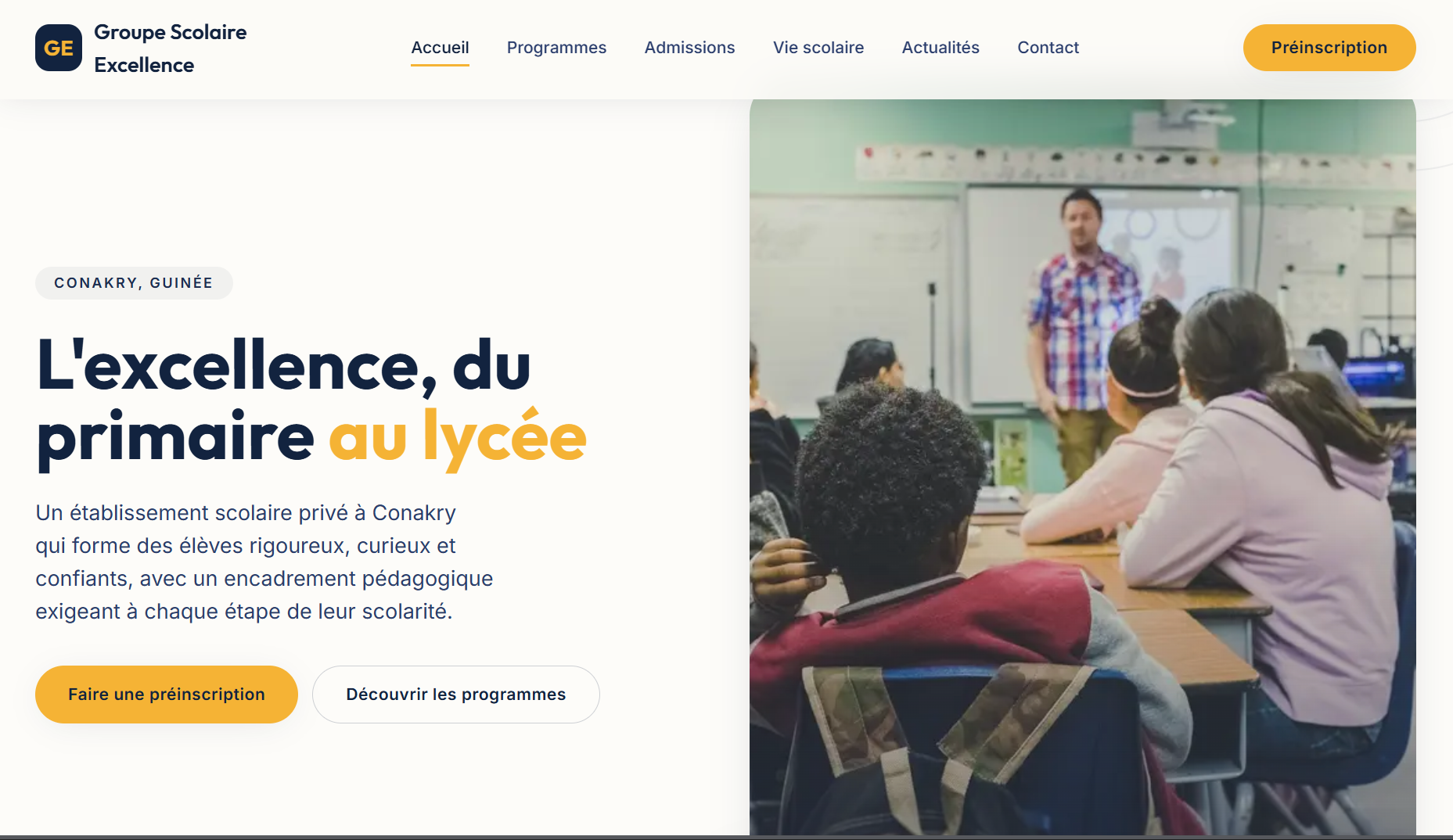 Groupe Scolaire Excellence